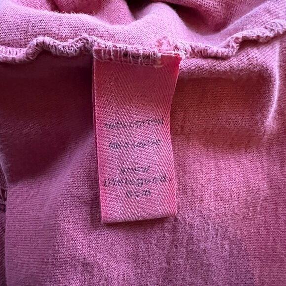 Women's VIntage Wash Life is Good Long Sleeve Cranberry Red T Shirt Size Small - Picture 2 of 10